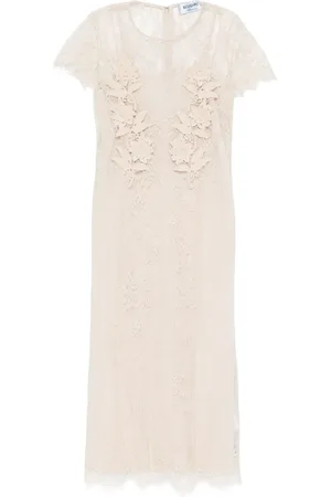 Blugirl Vestido midi de encaje