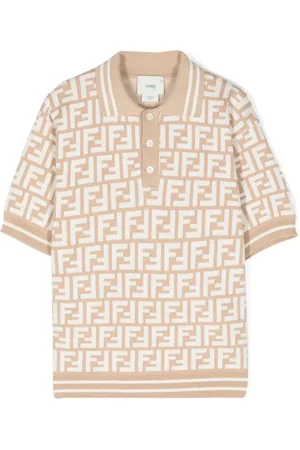 Fendi Polo con motivo FF en jacquard