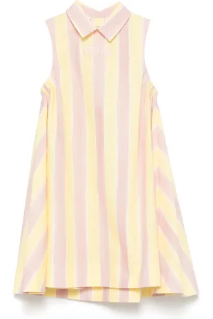 Fendi Vestido con logo bordado