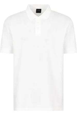 Armani Exchange Polo de manga corta de algodón