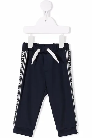 Fendi Pantalones de chándal con rayas FF