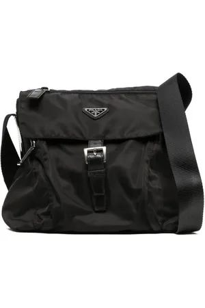 Prada Bandolera con placa del logo 1990-2000