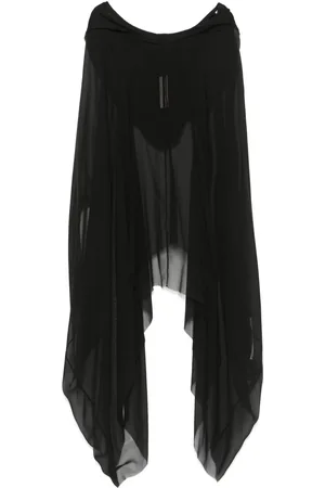 Rick Owens Caftán con capucha