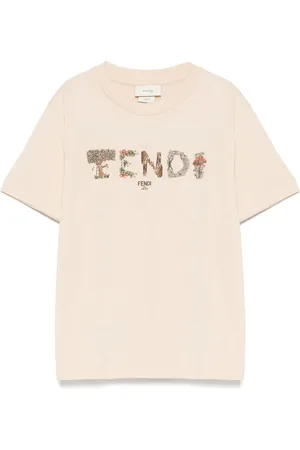 Fendi Camiseta con logo estampado