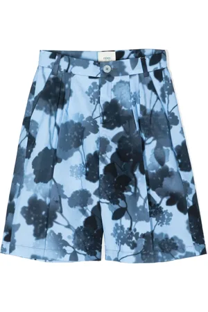 Fendi Pantalones cortos plisados con estampado floral