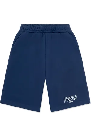 Fendi Pantalones cortos con logo bordado