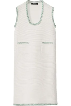 Fabiana Filippi Vestido midi de tweed