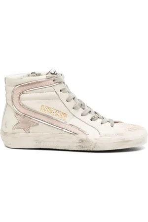 Golden Goose Zapatillas altas con logo