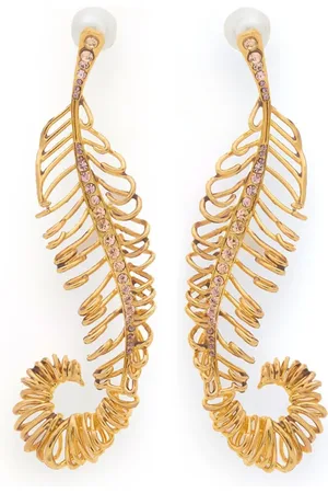 Marni Pendientes con diseño curvo