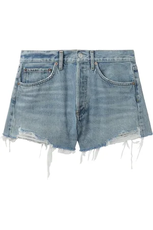 AGOLDE Pantalones vaqueros cortos rasgados