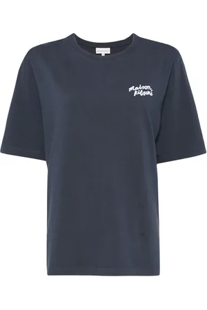 Maison Kitsuné Camiseta con logo manuscrito