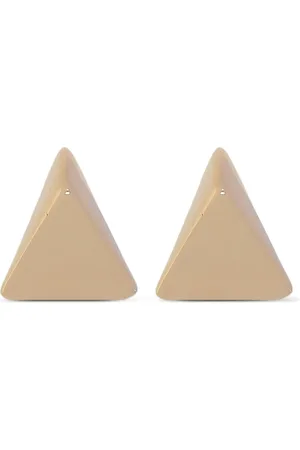 FEDERICA TOSI Pendientes con apliques y diseño triangular