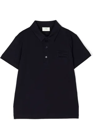 Fendi Polo con logo bordado