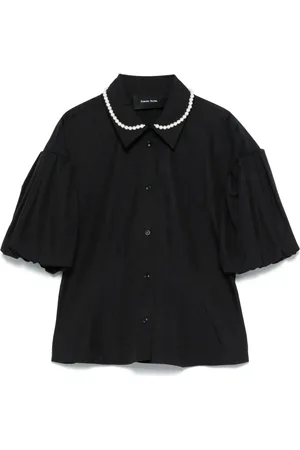 Simone Rocha Camisa con detalle de perlas artificiales