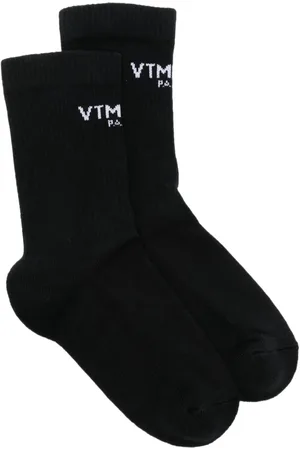 VTMNTS Calcetines con logo en intarsia