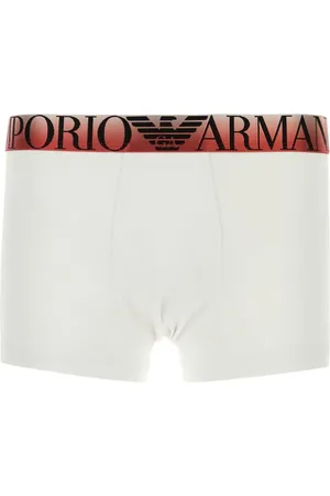 Emporio Armani Bóxeres con logo en la cinturilla