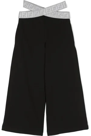 Fendi Pantalones con tiras cruzadas