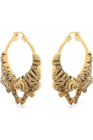 Roberto Cavalli Aros con detalle de tigre