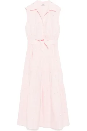 Sandro Vestido midi con aplique de cristales