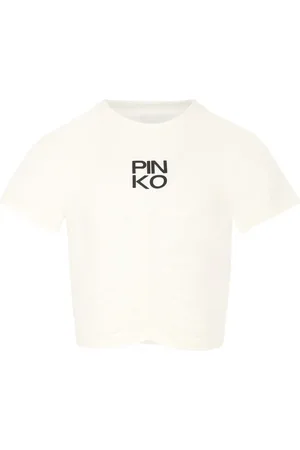 Pinko Camiseta con logo estampado