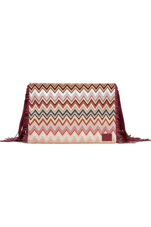 Missoni Bolso de mano con detalle de flecos
