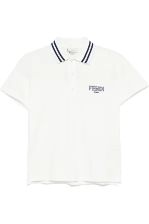 Fendi Polo con logo bordado