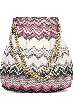 Missoni Bolso bombonera con motivo en zigzag