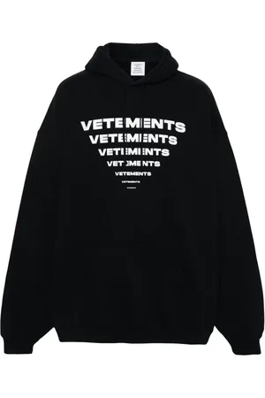 Vetements Sudadera con capucha y logo
