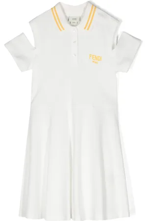 Fendi Vestido tipo polo con hombros descubiertos