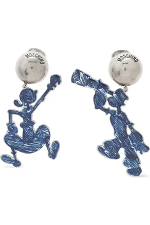 Moschino Pendientes con colgante Popeye