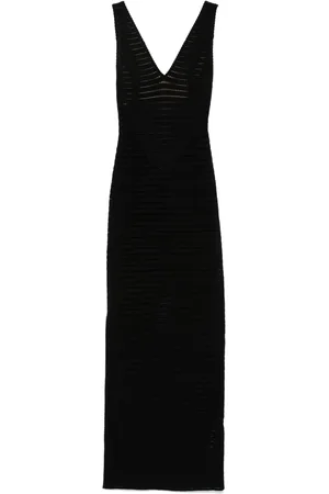 Elisabetta Franchi Vestido largo de punto flojo