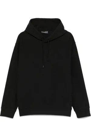 Emporio Armani Sudadera corta con capucha y logo
