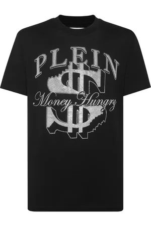 Philipp Plein Camiseta con apliques de strass