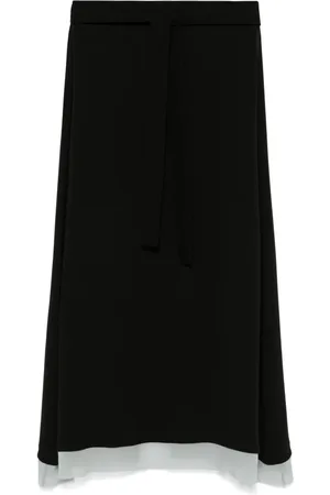 Fendi Falda de seda