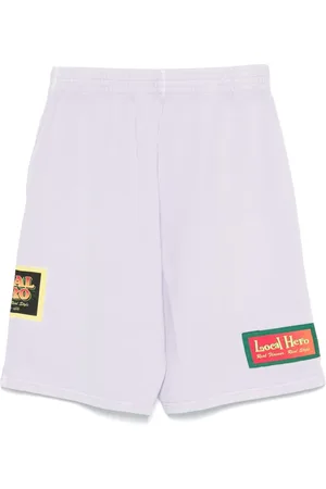 MARTINE ROSE Bermudas con parche del logo