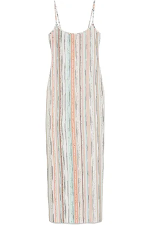 Missoni Vestido a rayas de lúrex
