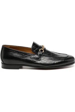 Tom Ford Mocasines con motivo de piel de cocodrilo en relieve