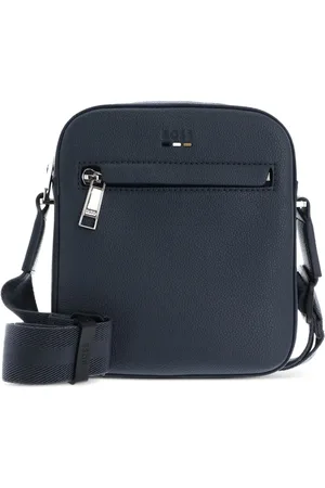 HUGO BOSS Bolso messenger con logo en relieve