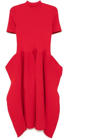 CFCL Vestido Pottery con pliegues