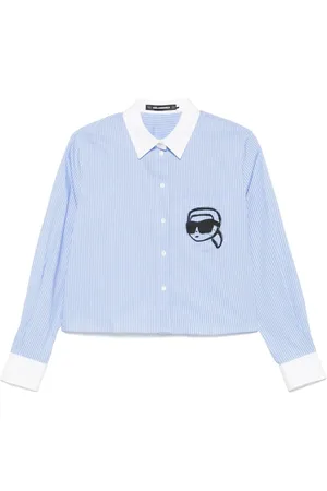 Karl Lagerfeld Blusa con estampado ikon
