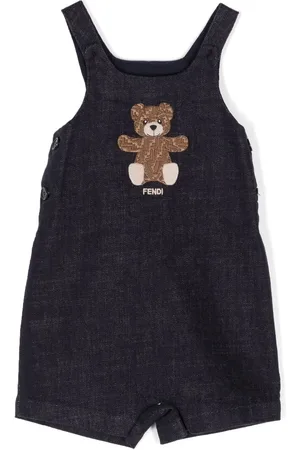 Fendi Peto corto con bordado Teddy