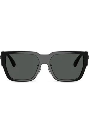 VERSACE Gafas de sol con montura rectangular
