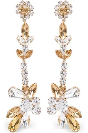 Erdem Pendientes con detalles de cristales