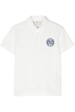 Fendi Polo con logo bordado