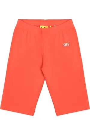 OFF-WHITE Pantalones cortos con logo bordado