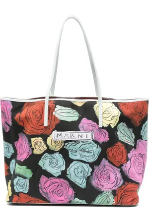 Marni Bolso shopper con motivo floral