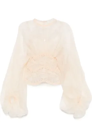 ZIMMERMANN Blusa Illuminate de macramé
