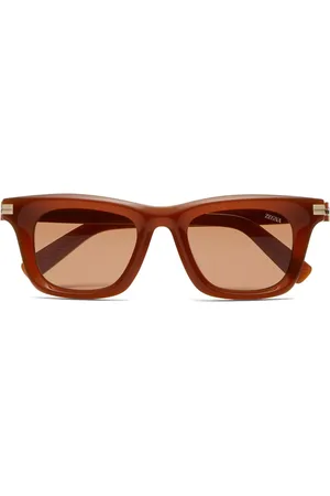 Ermenegildo Zegna Gafas de sol con montura rectangular