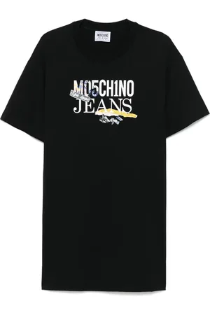 Moschino Vestido corto con logo estampado