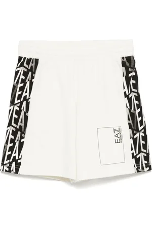 EA7 Bermudas con logo estampado